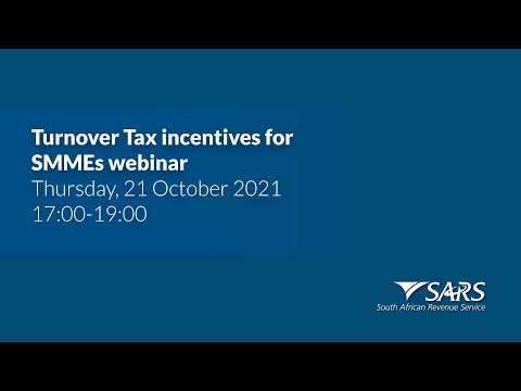 Turnover Tax incentives for SMMEs webinar