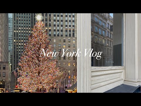 New York Vlog🎄Spending Christmas in NYC, Shopping in SoHo, Bryant Park, Lots of eating, Home decor