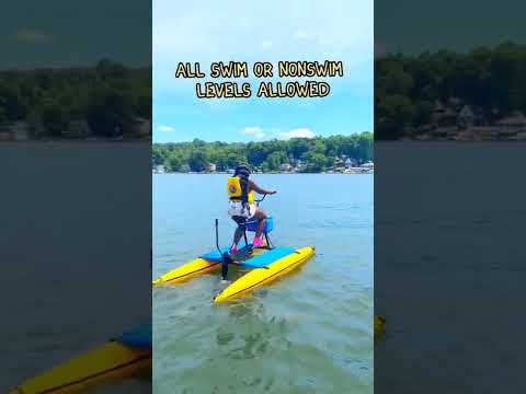 New York City Day Trips To Go Hydrobiking On A Lake. Things To Do In Nyc. Things To do In NJ. #nyc