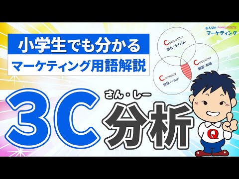 【図解解説】小学生でも分かる３C分析！後半に分かりやすい事例付き！