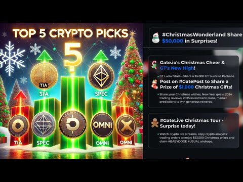 🔥Top 5 Cryptos to Add to Your Portfolio This Holiday Season (December 2024 Picks) | Christmas Gift |