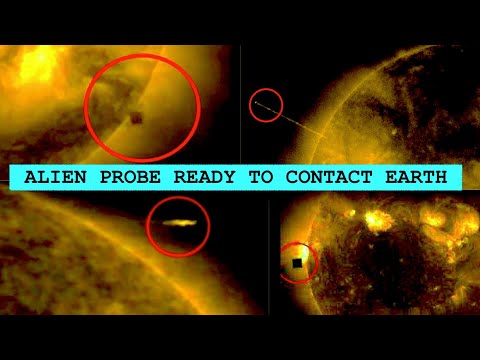 Is there an alien UFO probe orbiting our sun?