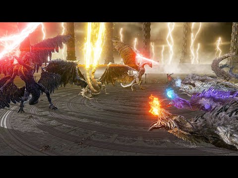 Ancient Dragons VS Modern Dragons Team Battle - Elden Ring