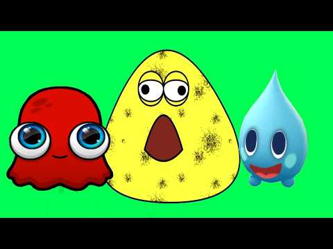 POU y sus amigos - Pou vs Moy 7 vs Tamagotchis. Las mascotas amigas juegan juntas #2.