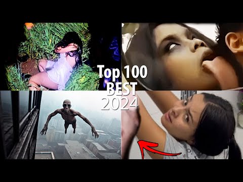 Top 100 BEST Scary Videos of 2024