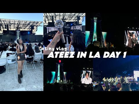 atiny concert vlog 💫 : Ateez Towards the Light: Will To Power in LA Day 1 VIP soundcheck & BE:FIRST