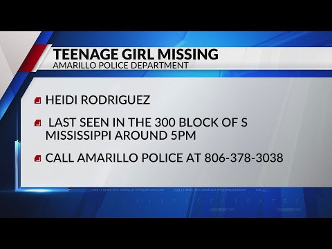 Amarillo Police asking for help to find missing 13-year-old