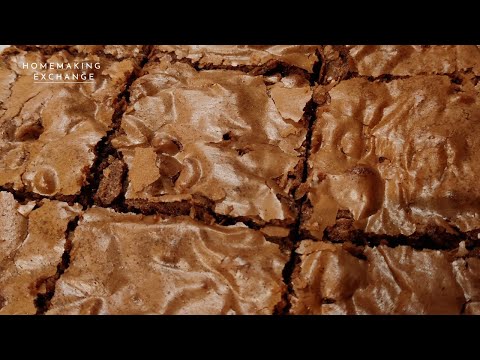 Fudgy Brownie Recipe | Easy Homemade Brownies | Nutella Brownie Recipe