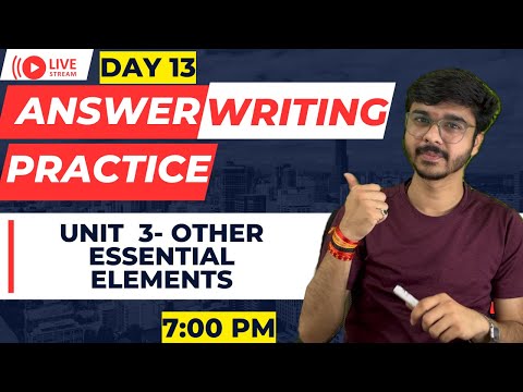 LIVE Answer Writing Business Laws DAY 13