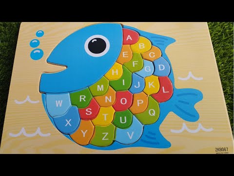 ABC Puzzle 🧩, alphabets puzzle, abcd, abc puzzle for kids, abc, Learning the Alphabet letters sounds