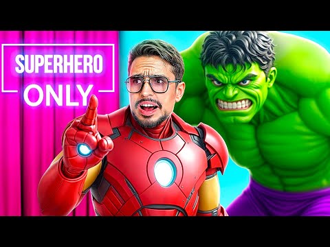 Fake vs Real Superheroes: Sneaking Into the Movies Challenge!