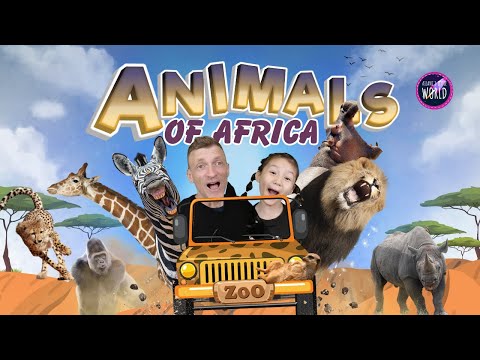 Animals of Africa | Guessing The Animal Sounds | African Animal Names | Ailani's Little World