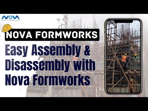 Easy Assembly and Disassembly of Nova Plastic Formworks