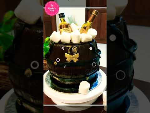 Barrel Cake Birthday Cake   #Shorts #ShortVideo