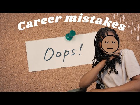 Mistakes I made when I started in Corporate