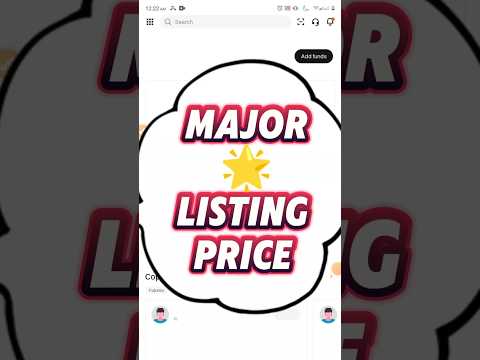 Major token Price #major #blum #dogs #paws #hamsterkombat #matchain #trending #fyp