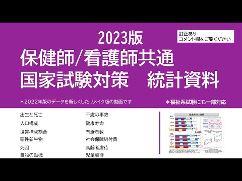 2023保健師/看護師国家試験対策・統計資料