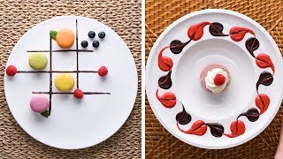 Make It Fancy With These 10 Easy Plating Hacks! Elegant Desserts by So Yummy