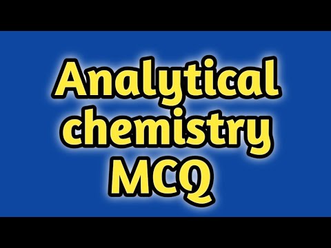 analytical chemistry MCQ#rrbpharmacistexampreparation#dsssb#hssc#gpat#di