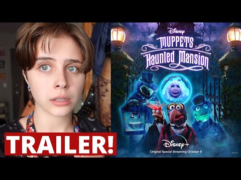 TRAILER REACTION! (Muppets Haunted Mansion) | aidan elizabeth