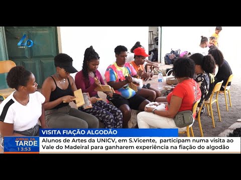 Alunos de Artes da UNICV, em SV,  participam numa visita Vale do Madeiral para ganharem experiência