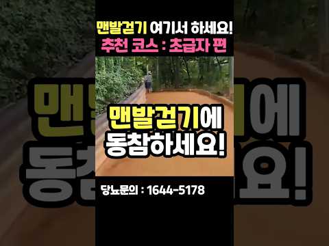 당뇨에 좋은 운동 ‘맨발걷기’, 처음이라면 여기서 하세요! | 초급자를 위한 맨발걷기 장소 1편 #shorts