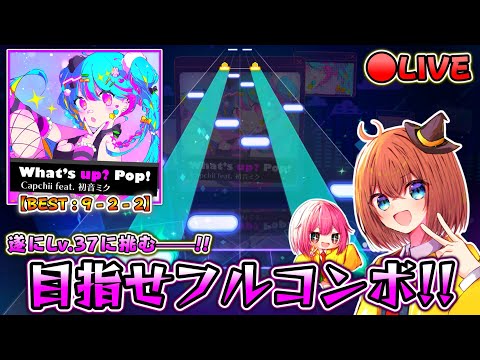 【プロセカ】遂にLv.37に挑む！！「What's up? pop!」フルコンボするぞ配信 (2日目)