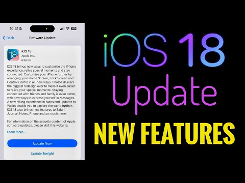 IOS 18📱Update New Features  iPhone 15 Pro Max🤩🥳