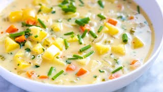 Easy Creamy Potato Soup Recipe