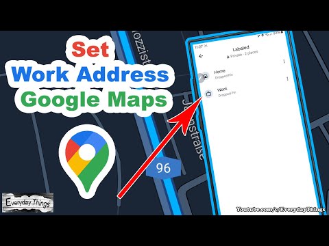 How to Set Work Address in Google Maps