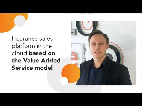 Insurance sales platform in the cloud based on the Value Added Service Model