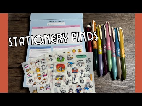 Summer Stationery Finds - Pilot Pens, Stickers, Notebooks Oh My!