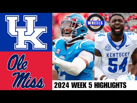 #6 Ole Miss vs Kentucky | Full Game Highlights | 2024 College Football Highlights