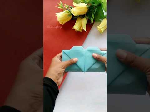 Gift Idea| Envelope Making| Easy Paper Craft| #shorts