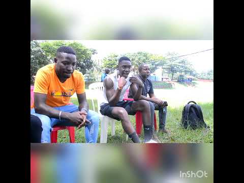 Cranes midfielder Waiswa visit at Prosper Soccer Academy with Dancun Sseninde and Alex Tuliraba