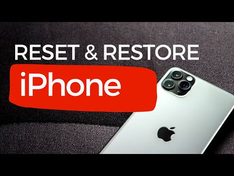 How to Reset and Restore Your iPhone | 2022