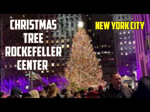 NYC Rockefeller Center Christmas Tree Lighting