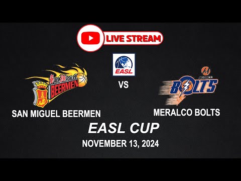 LIVE NOW! SAN MIGUEL BEERMEN vs MERALCO BOLTS | EASL CUP |November 13, 2024| NBA2K24 Simulation Only