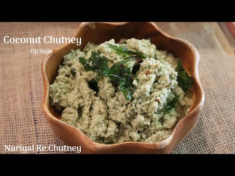 Coconut Chutney Fiji Style | Fijian Coconut Chutney | Nariyal Chutney