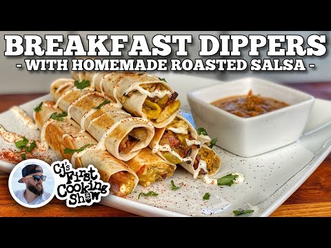 Breakfast Dippers with Homemade Roasted Salsa | Blackstone Griddles