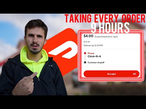 Taking Every Doordash Order For 9 Hours Straight…