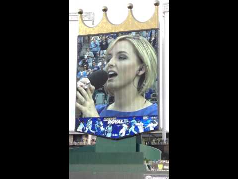 National Anthem at Kansas City Royals Game June 2015