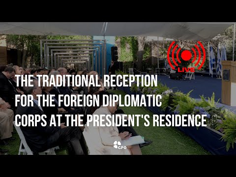 live broadcast of the traditional reception for the foreign diplomatic corps