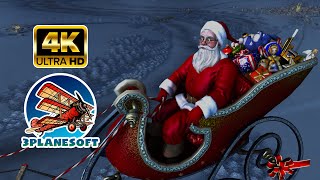 SANTA CLAUS 4K 60 FPS: 1 Hour of Christmas Video Screensaver