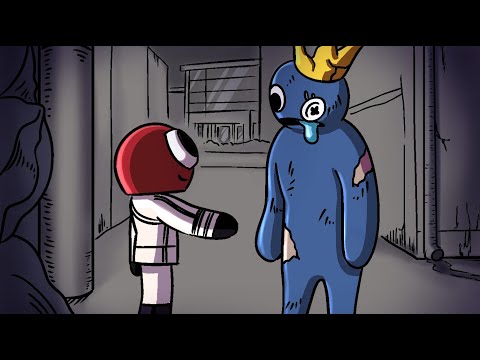 [Animation] Blue Sad Origin Story #1 | Rainbow Friends Sad Story Animation