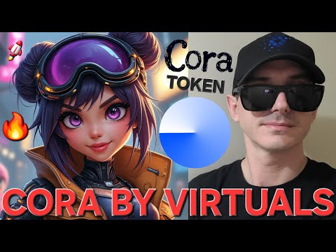 $CORA - CORA BY VIRTUALS TOKEN CRYPTO COIN HOW TO BUY CoraAI AI AGENT BASE BLOCKCHAIN UNISWAP MEME