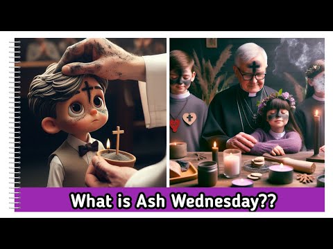 Ash Wednesday for kids | What is the meaning of Ash Wednesday | Ash Wednesday 2024 #ashwednesday