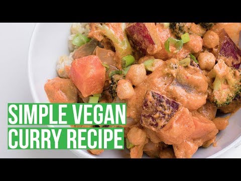 Simple Vegan Curry Recipe | Easy Meal Prep Whole Food Plant Based 🌿