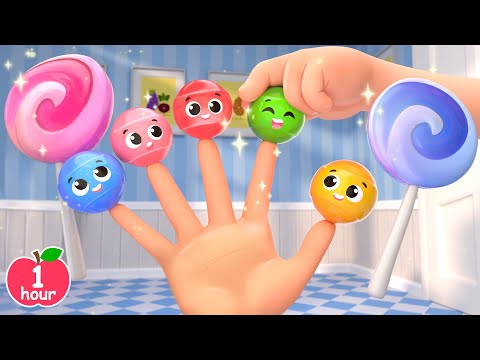 Finger Family Lollipop Chase +More Lalafun Nursery Rhymes & Kids Songs