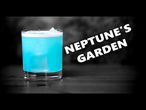 The Neptune's Garden Cocktail | Booze On The Rocks